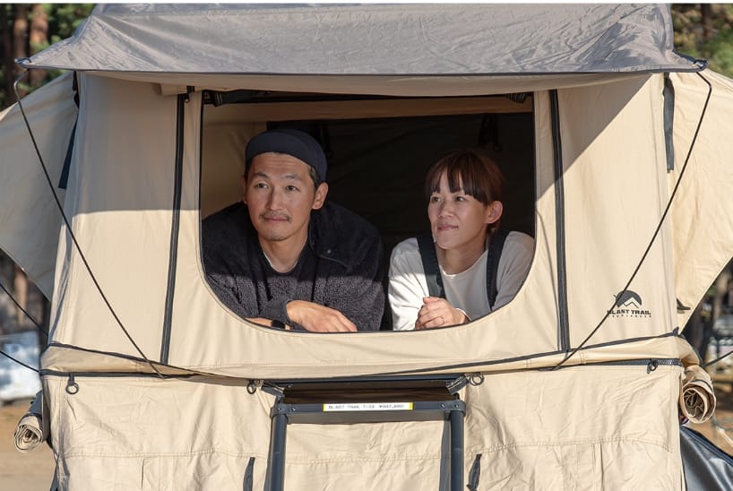 トップテント使用風景